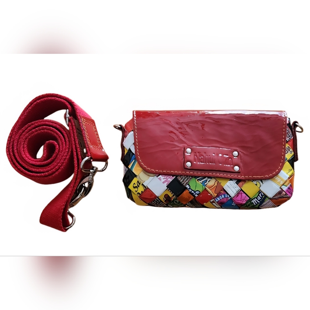 Nahui Ollin Wrapper Purse with Removable Crossbody Strap